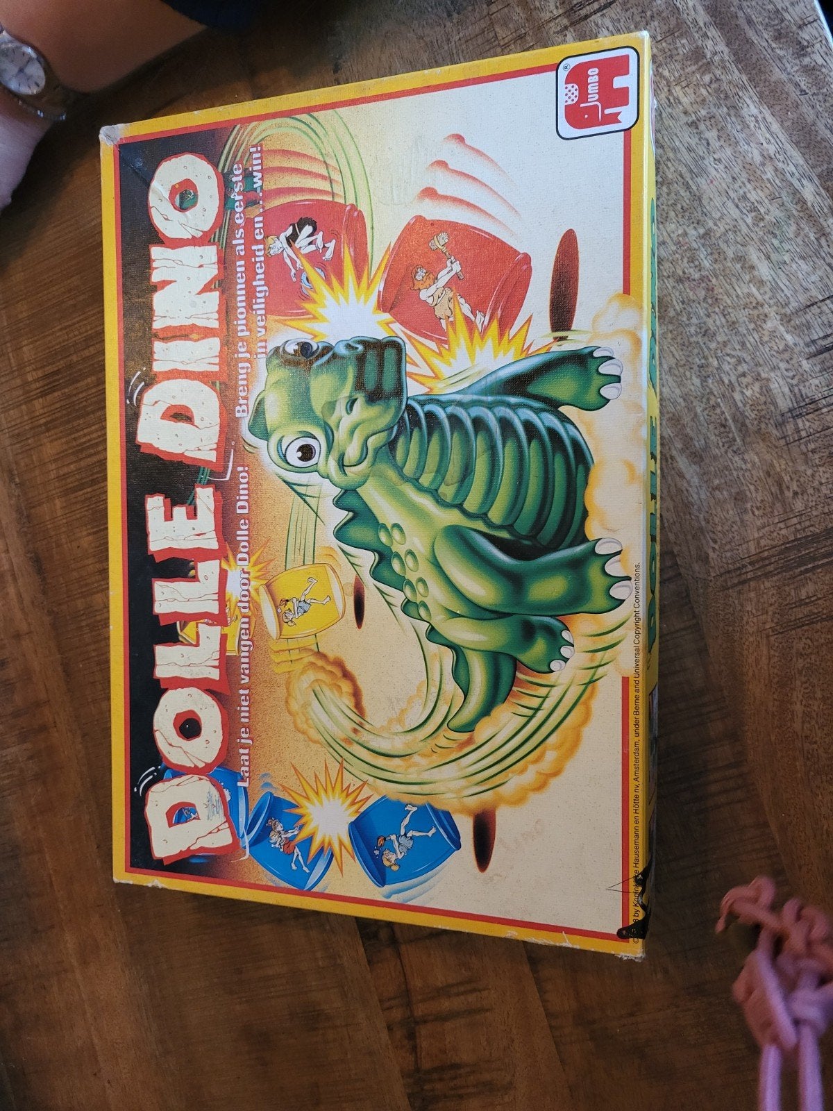 Dolle Dino bordspel - Compleet en in goede staat, Een of twee spelers, Ophalen of Verzenden, Gebruikt, Jumbo