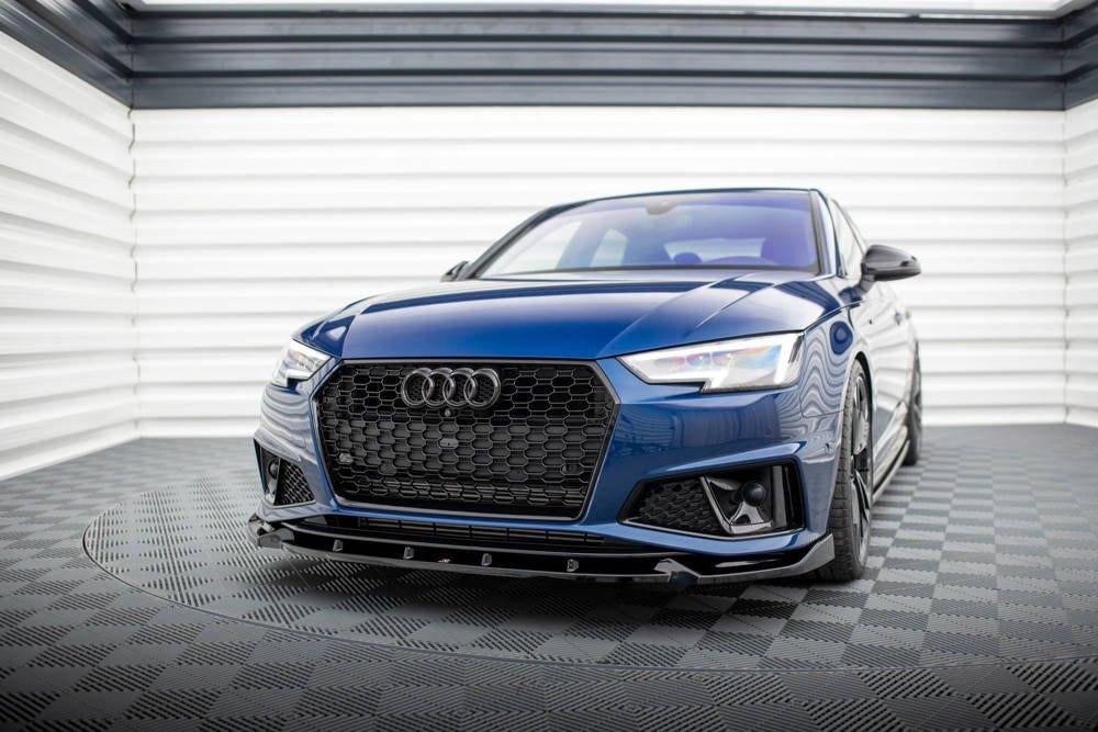 Voorlip sideskirt diffuser - Audi A4 Competition B9 20+
