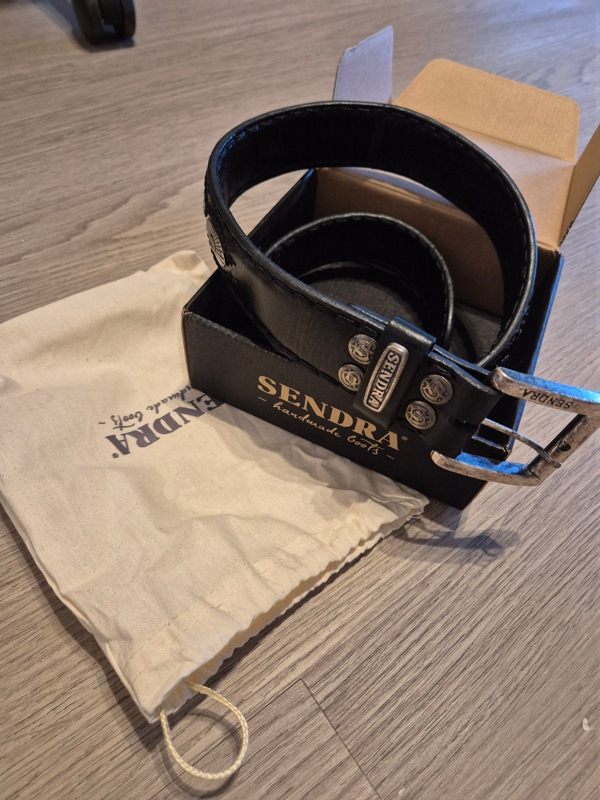 Sendra Leren Riem Zwart - Maat 80, Kleding | Dames, Sendra, 3 tot 5 cm, 90 tot 100 cm, Heupriem