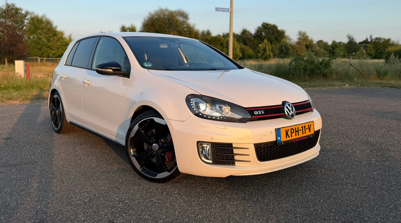 Golf 6 GTI DSG |117.500 km|1e eigenaar | Dynaudio| Keyless |, Auto's, Stof, 4 cilinders, Wit, 14 km/l