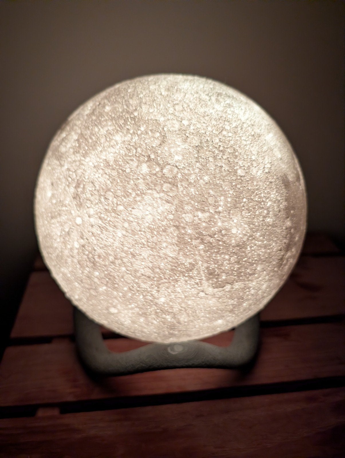 Maanlamp/nachtlamp met kleuren en vaste kleurinstelling, Ophalen of Verzenden, Nieuw