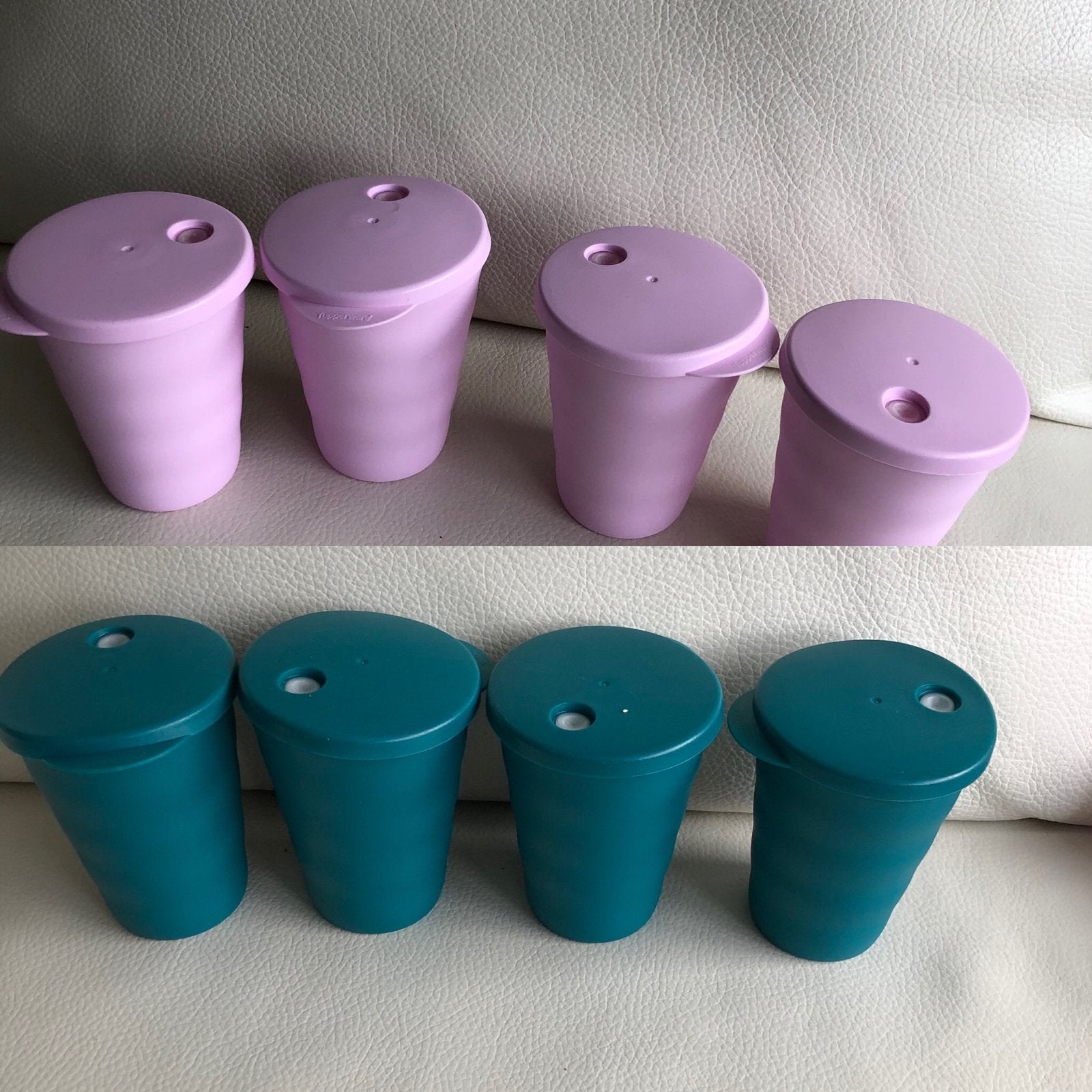 Tupperware Rietjesbeker - Splinternieuw per stuk, BPA-vrij, Paars, Beker of Kan, Nieuw