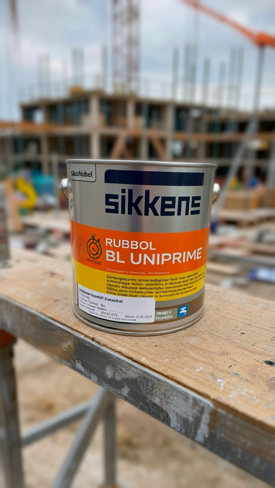 Sikkens Rubbol BL Uniprime Grondverf - 2,5L ral 9010, Ophalen of Verzenden, Nieuw