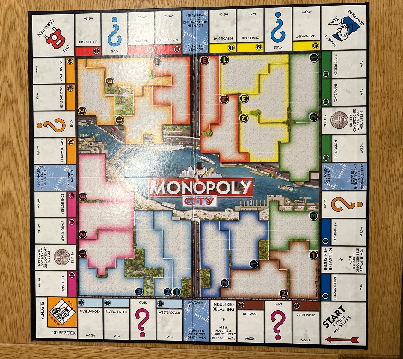 Monopoly City Bordspel - Bouw je eigen stad!, Drie of vier spelers, Ophalen, Zo goed als nieuw