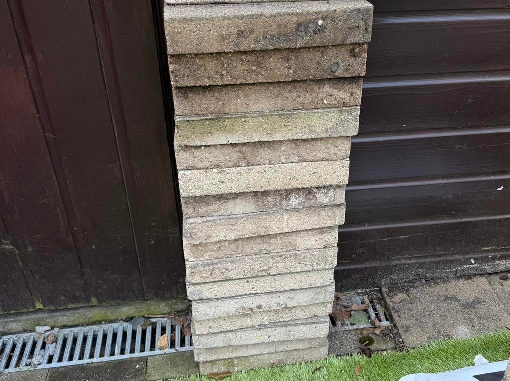 gratis tegels 30x20, Tuin en Terras, Ophalen, Gebruikt, Overige materialen