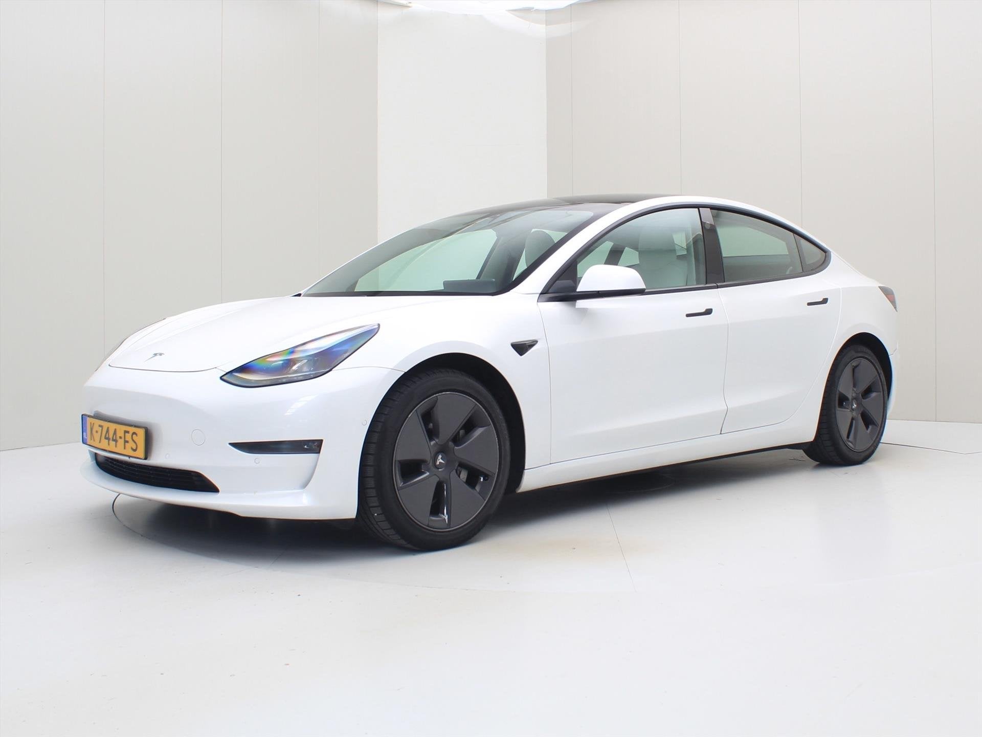 Tesla Model 3 Long-Range AWD 351pk 75 kWh FACELIFT 86,4% Soh, Automaat, Gebruikt, Adaptive Cruise Control, Wit