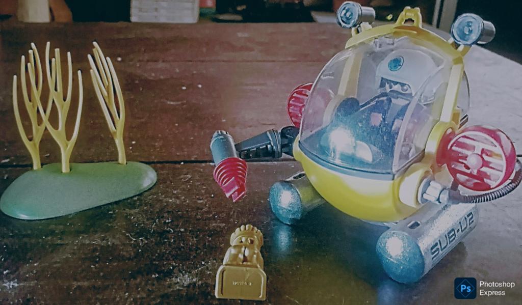 Bolduikboot Met Koraal En Schat, Ophalen of Verzenden, Gebruikt, Los playmobil
