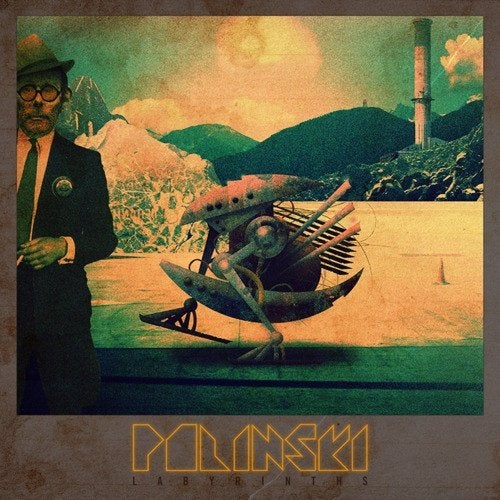 polinski/labyrinths-electronic/punk/synth-ZELDZAAM-wit vinyl, LP, Gebruikt, Verzenden, Electronic Rock
