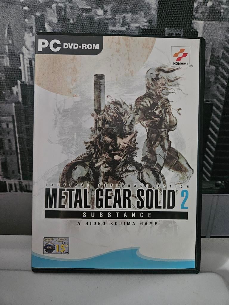 Metal Gear Solid 2 Substance - PC (DVD-ROM), Avontuur en Actie, Gebruikt, 1 speler, Ophalen of Verzenden