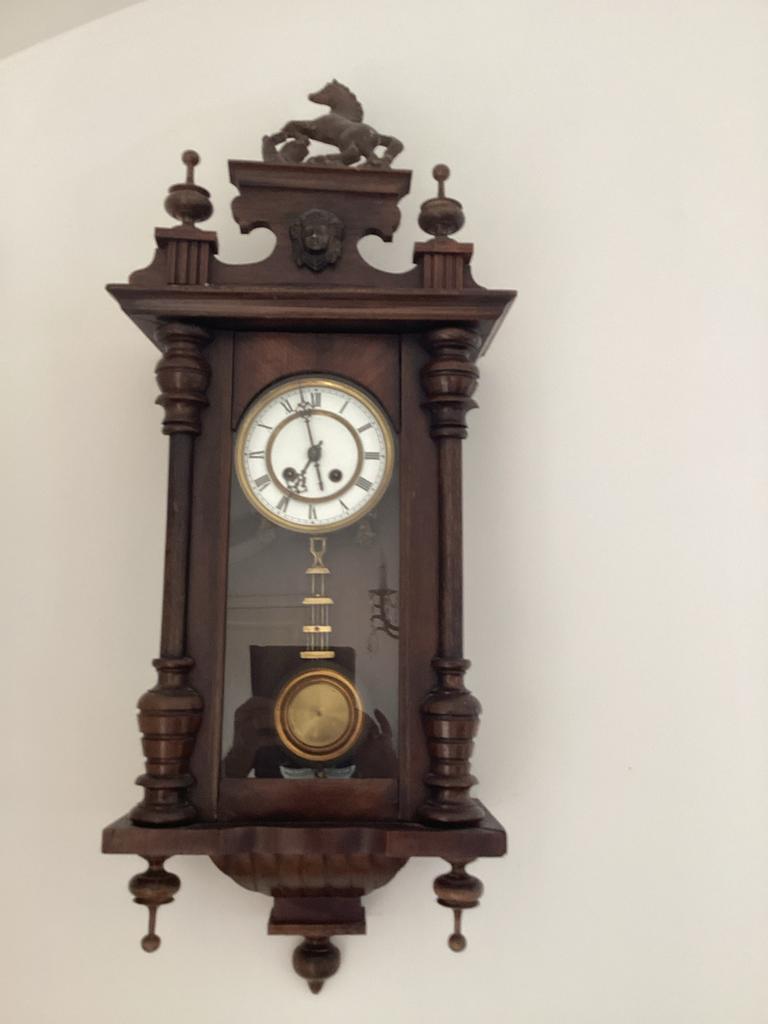 Antieke regulateur klok met slaguurwerk - Zeer goede staat, Antiek en Kunst, Ophalen