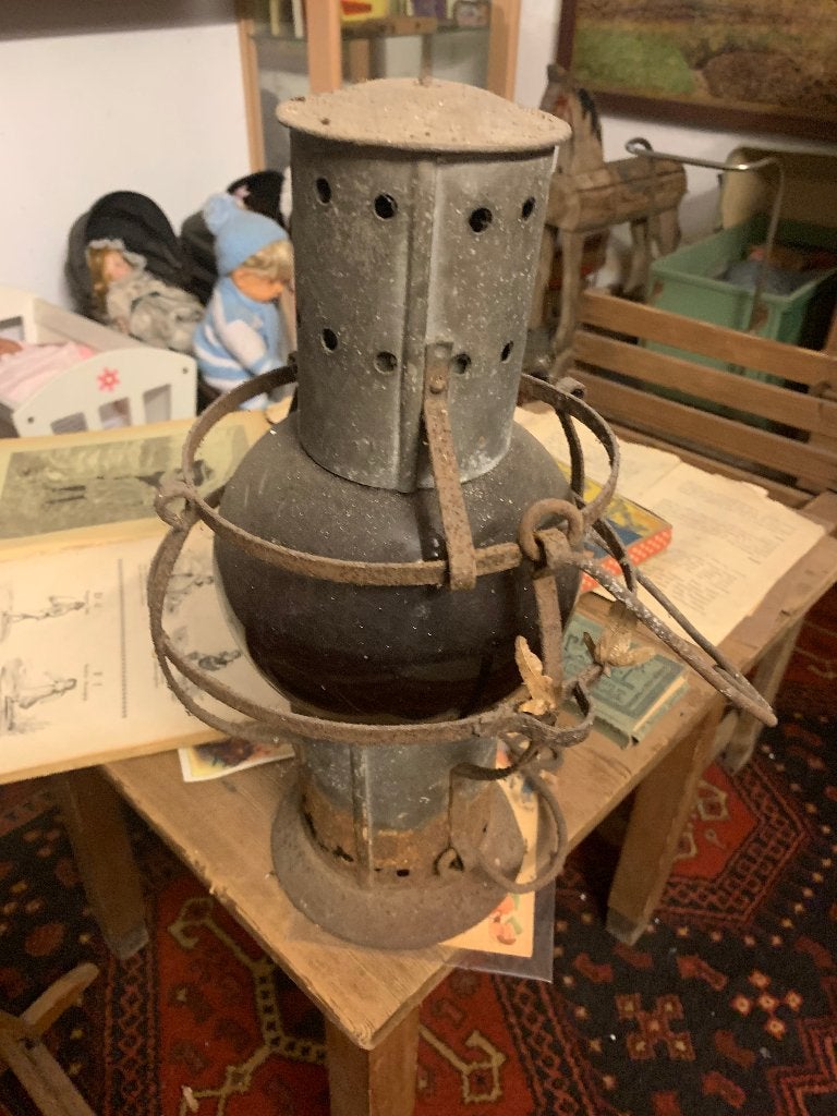 Scheepslamp oude lamp antiek, Antiek en Kunst, Ophalen of Verzenden