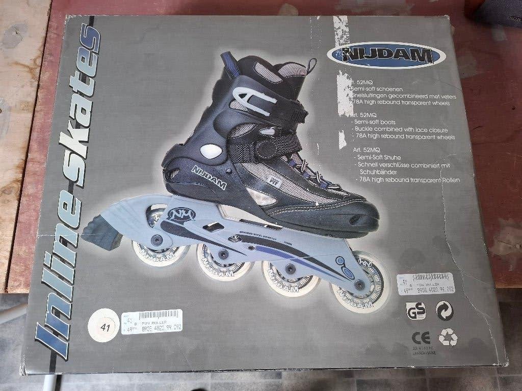 Inline Skates Nijdam maat 41 - Skeelers, Zo goed als nieuw, Inline skates 4 wielen, Dames, Ophalen