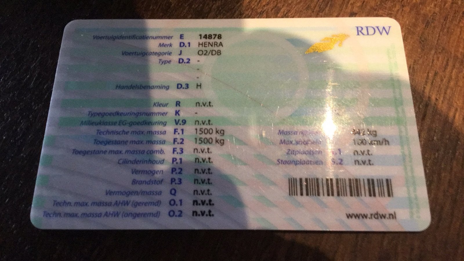 HAPERT aanhanger voor opknap of onderdelen tel  0610247965, Auto diversen, Ophalen