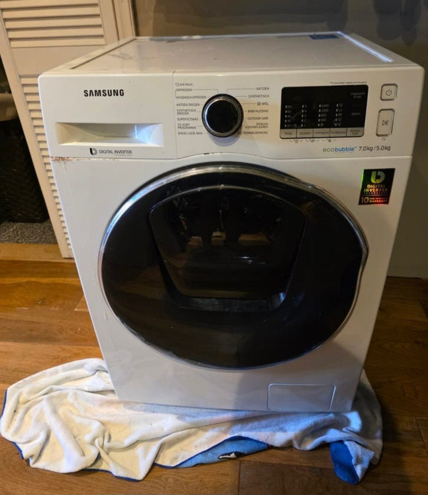 Samsung Was-droogcombinatie, Witgoed en Apparatuur, Ophalen, Gebruikt, 85 tot 90 cm