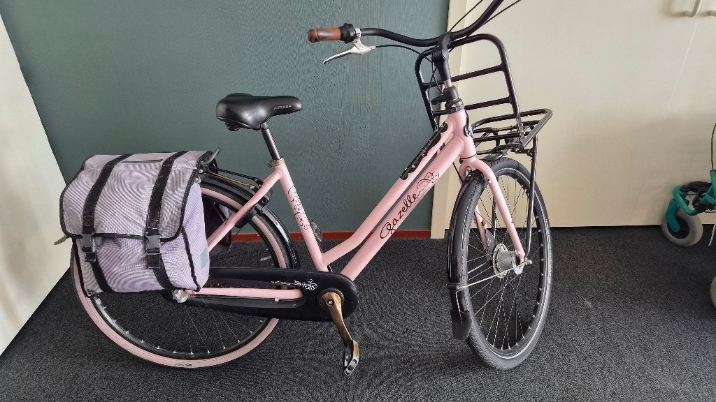 Damesfiets miss grace, Fietsen en Brommers, Ophalen, Gebruikt, (Extra) lage instap, 56 cm of meer