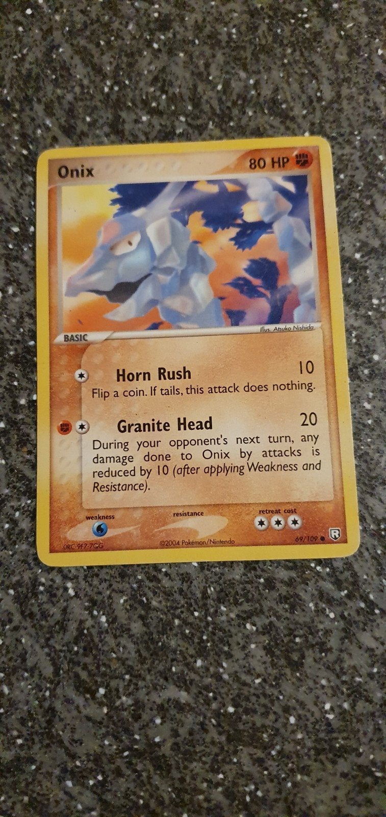 Onix 69/109 EX Team Rocket Returns Pokémon Kaart, Ophalen of Verzenden, Gebruikt, Losse kaart
