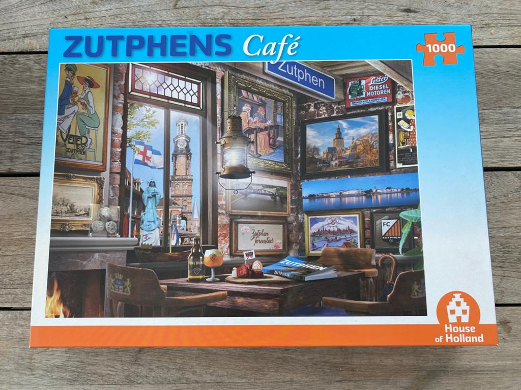 Puzzel Zutphens café, Ophalen of Verzenden, 500 t/m 1500 stukjes, Zo goed als nieuw