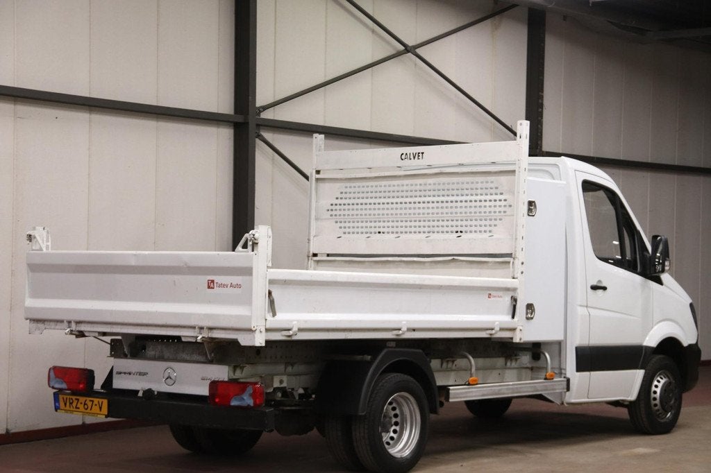 Mercedes-Benz Sprinter 514 CDI KIPPER met Kist 3500KG TREKVE, Gebruikt, Euro 6, Wit, Bedrijf
