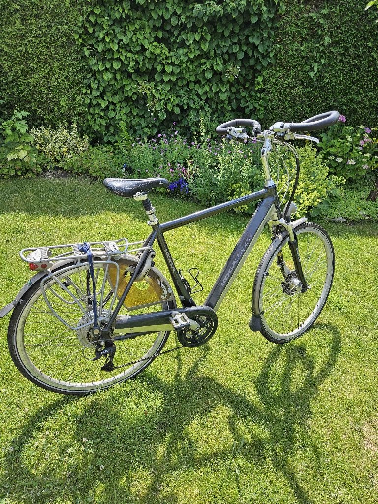 Koga Miyata Tesla elektrische herenfiets mt. 57, Fietsen en Brommers, Elektrische fietsen, Minder dan 30 km per accu, Gebruikt
