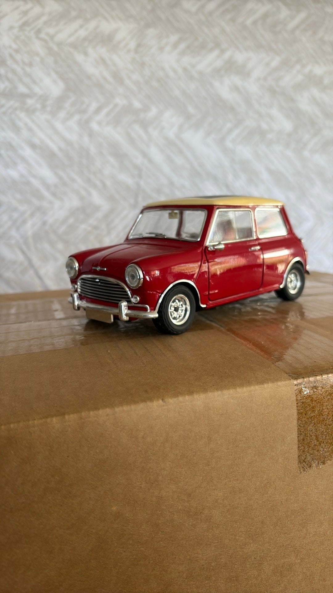 Modelauto Morris Mini Cooper S, Ophalen of Verzenden, Zo goed als nieuw, Auto