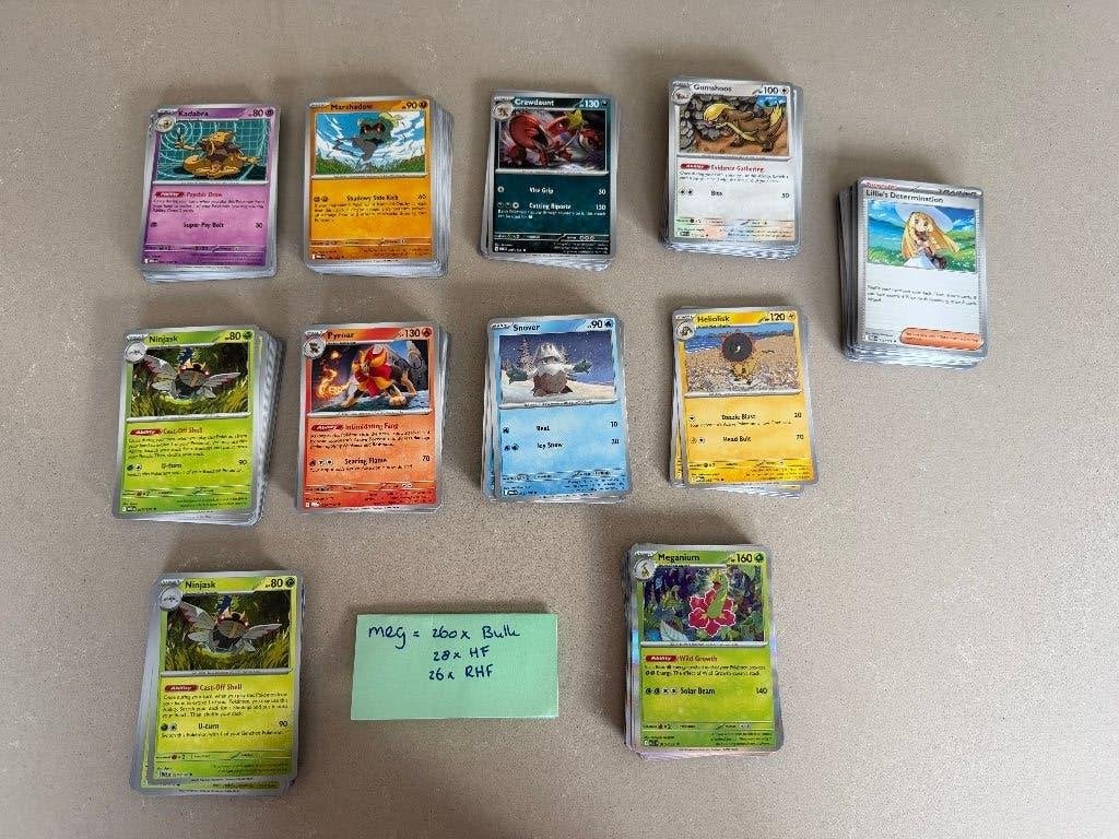 Mega Evolutions Pokemon kaarten incl. holo en reverse, Ophalen of Verzenden, Nieuw, Meerdere kaarten, Foil
