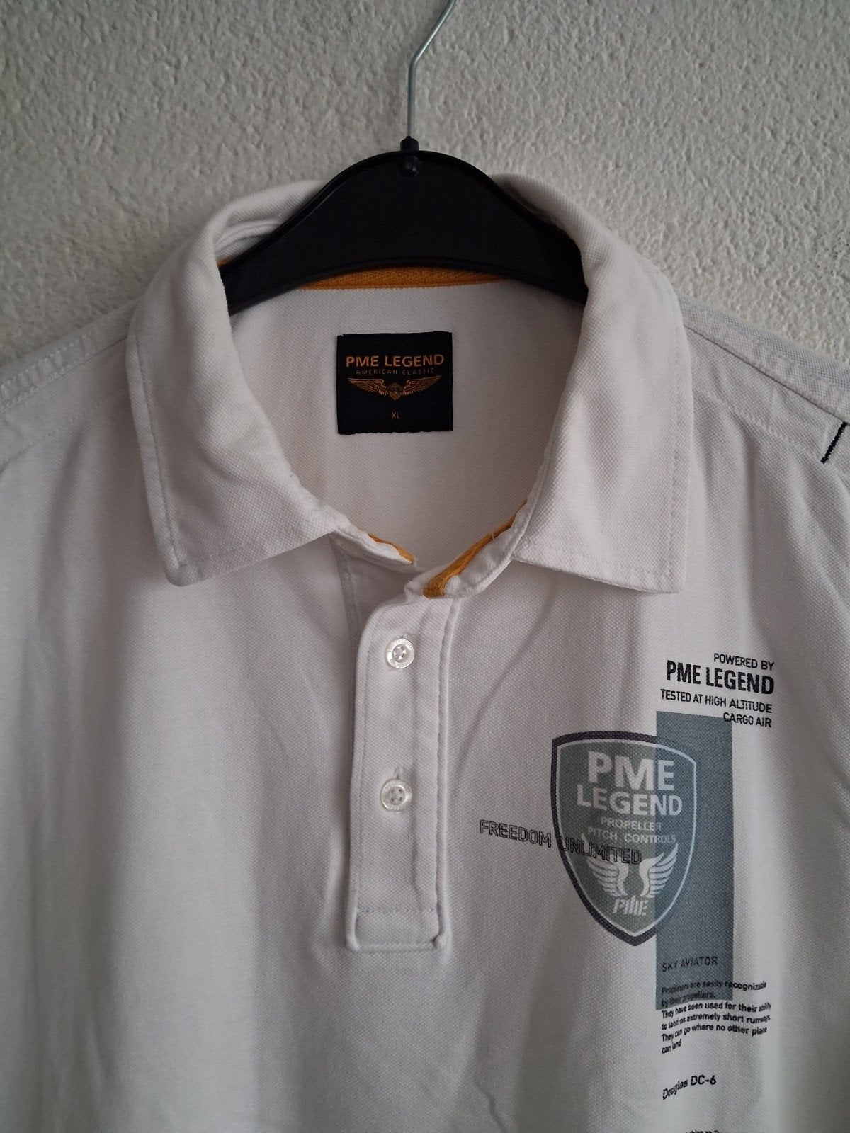 PME Legend Polo Shirt Heren - Wit - Maat XL, Kleding | Heren, Ophalen of Verzenden