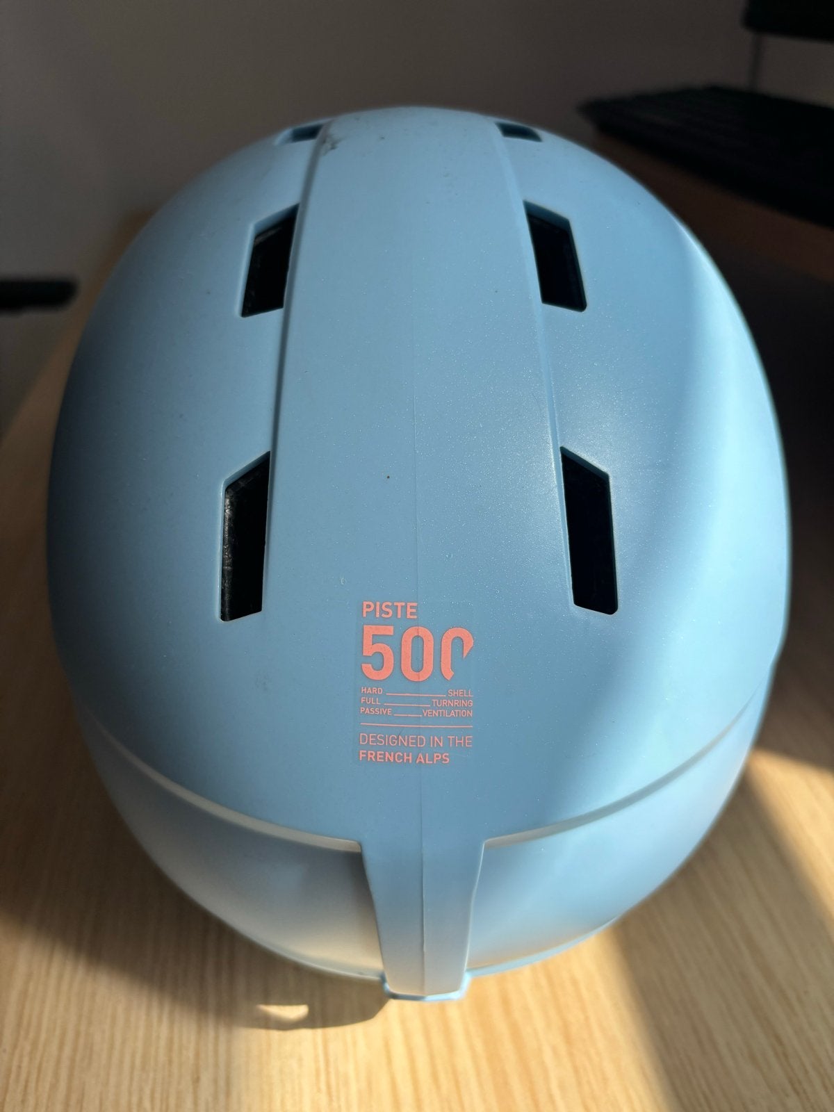 Wed'ze Piste 500 Skihelm - Blauw (Maat 53-56cm), Overige typen, Zo goed als nieuw, Skiën, Minder dan 100 cm