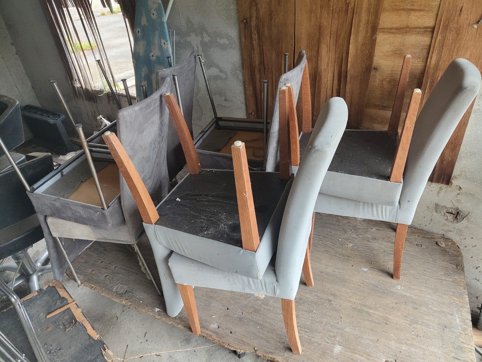 Eettafel stoelen - gratis, Huis en Inrichting, Stoelen, Ophalen, Gebruikt