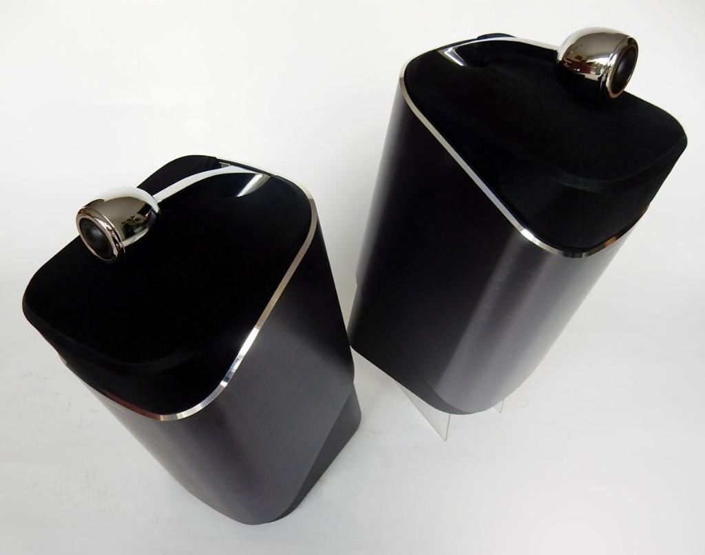 Philips MC 1900 HiFi SoundSphere Aluminium luidsprekers, Philips, Ophalen of Verzenden, Zo goed als nieuw, 60 tot 120 watt
