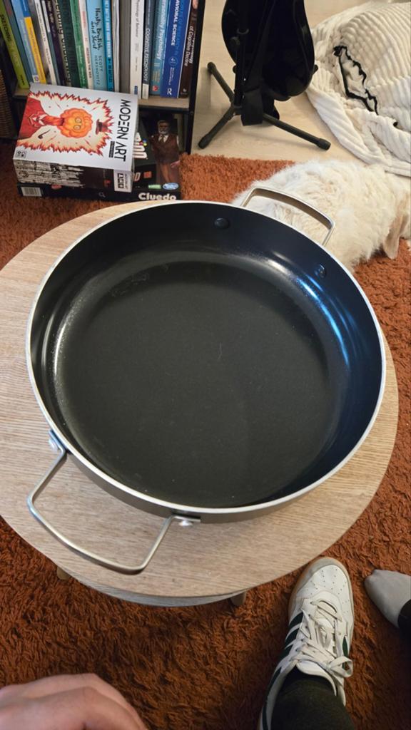 GreenPan koekenpan 28.5cm met afneembare handvatten, Huis en Inrichting, Keuken | Potten en Pannen, Ophalen of Verzenden, Gebruikt