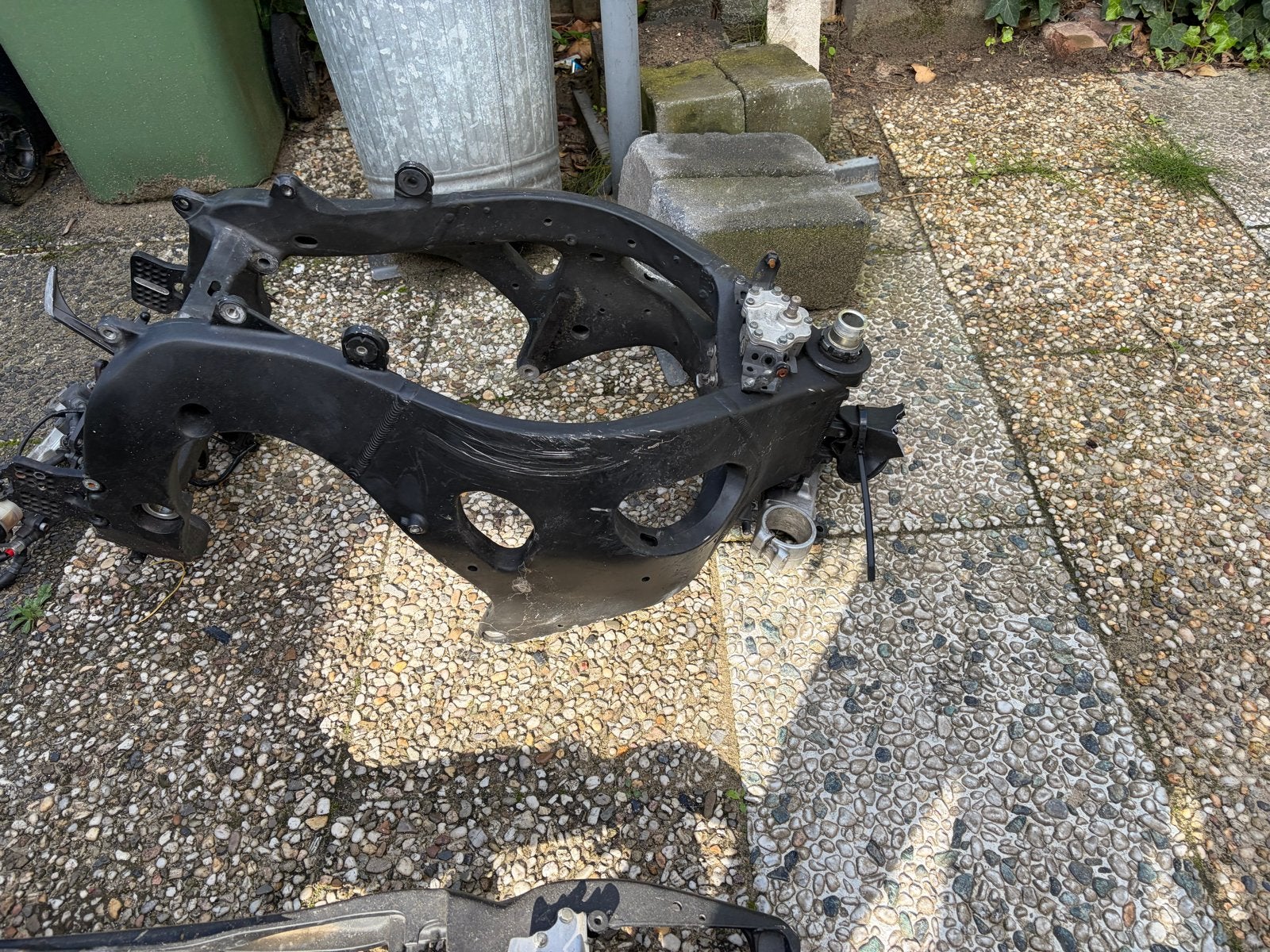 Honda CBR 1000RR frame met kenteken, Ophalen of Verzenden, Gebruikt