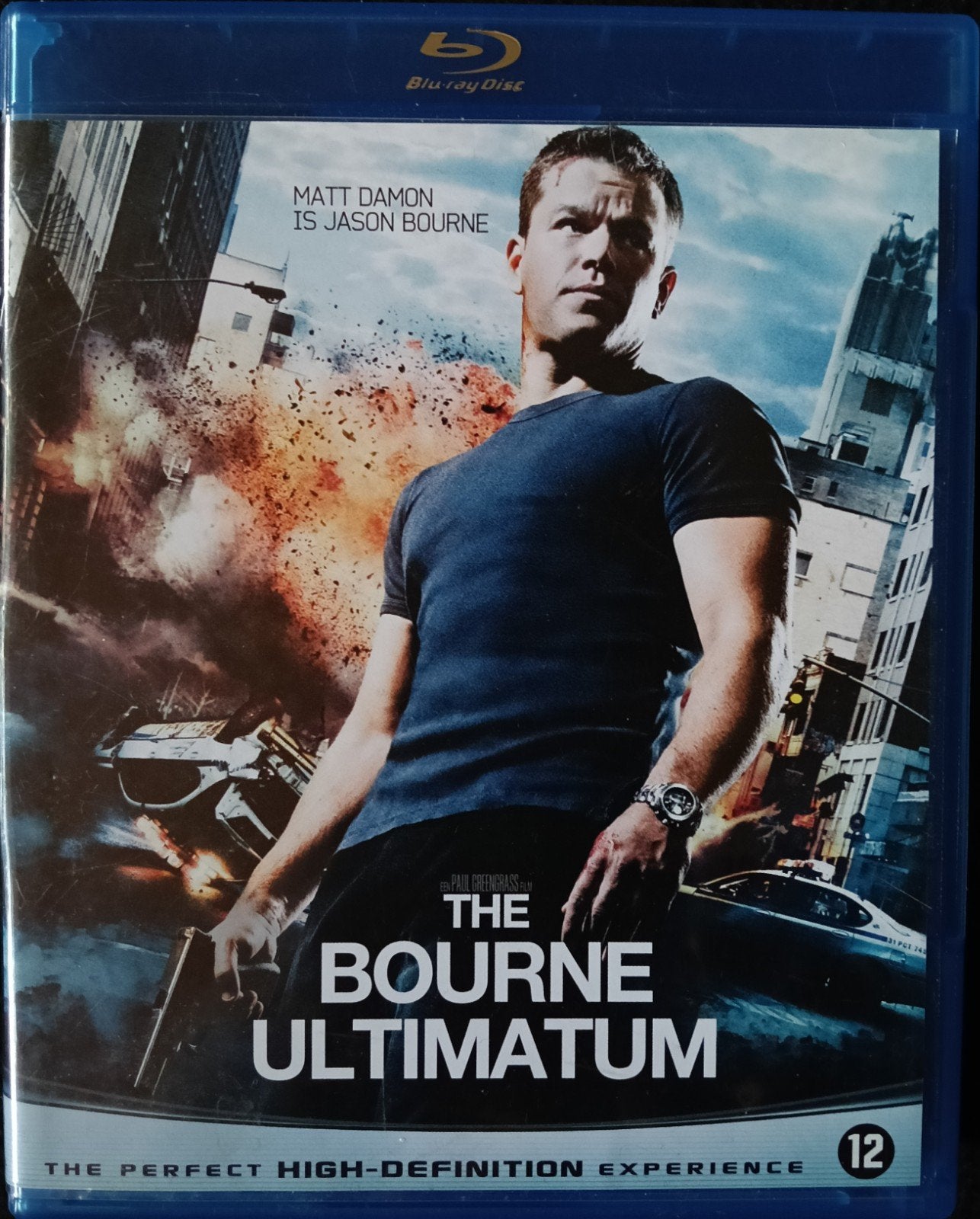The Bourne Ultimatum bluray, Cd's en Dvd's, Blu-ray, Ophalen of Verzenden, Zo goed als nieuw, Actie