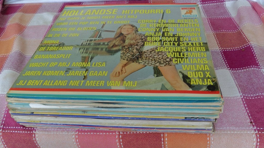 Verzamel lp's meest Hollands, Cd's en Dvd's, Vinyl | Nederlandstalig, Ophalen, Gebruikt, Overige formaten, Levenslied of Smartlap