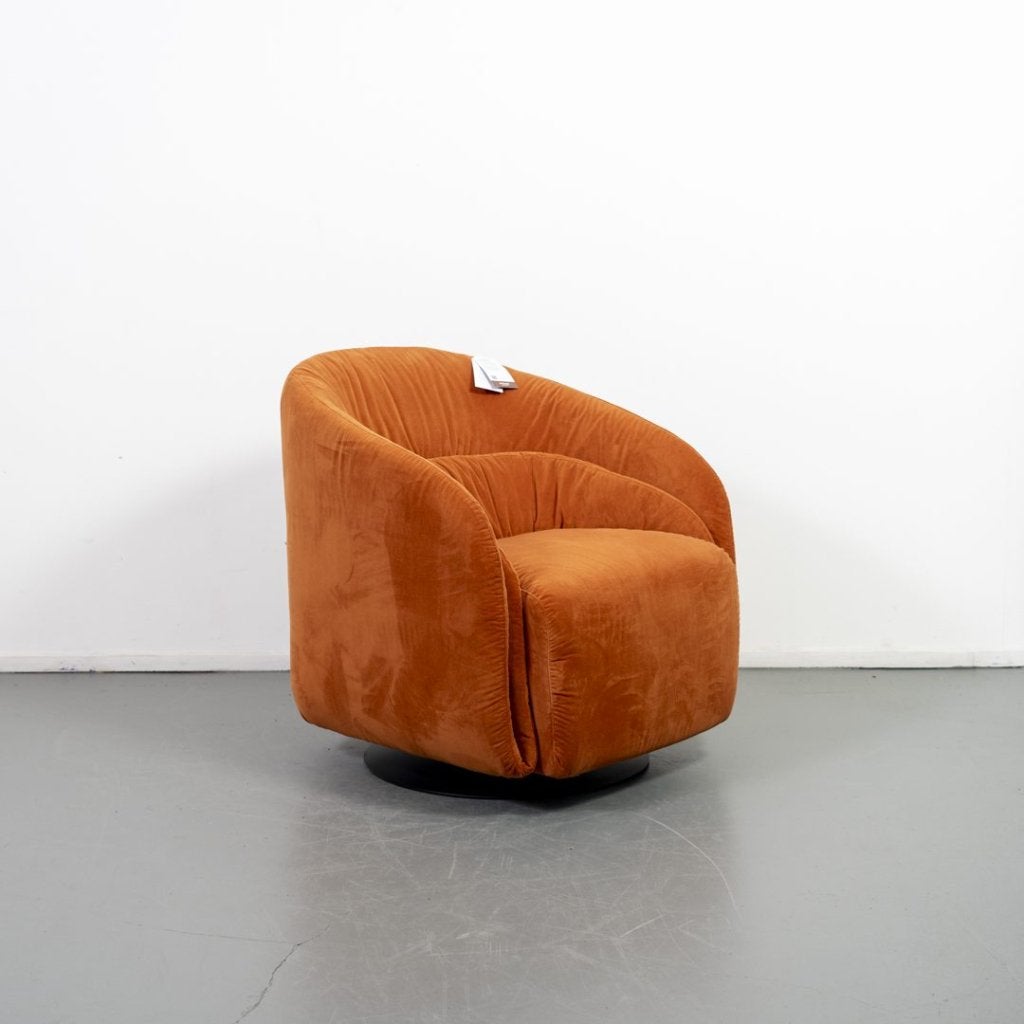 Natuzzi Botao Fauteuil Oranje Stof, Niet ingevuld, Nieuw, Niet ingevuld, Niet ingevuld