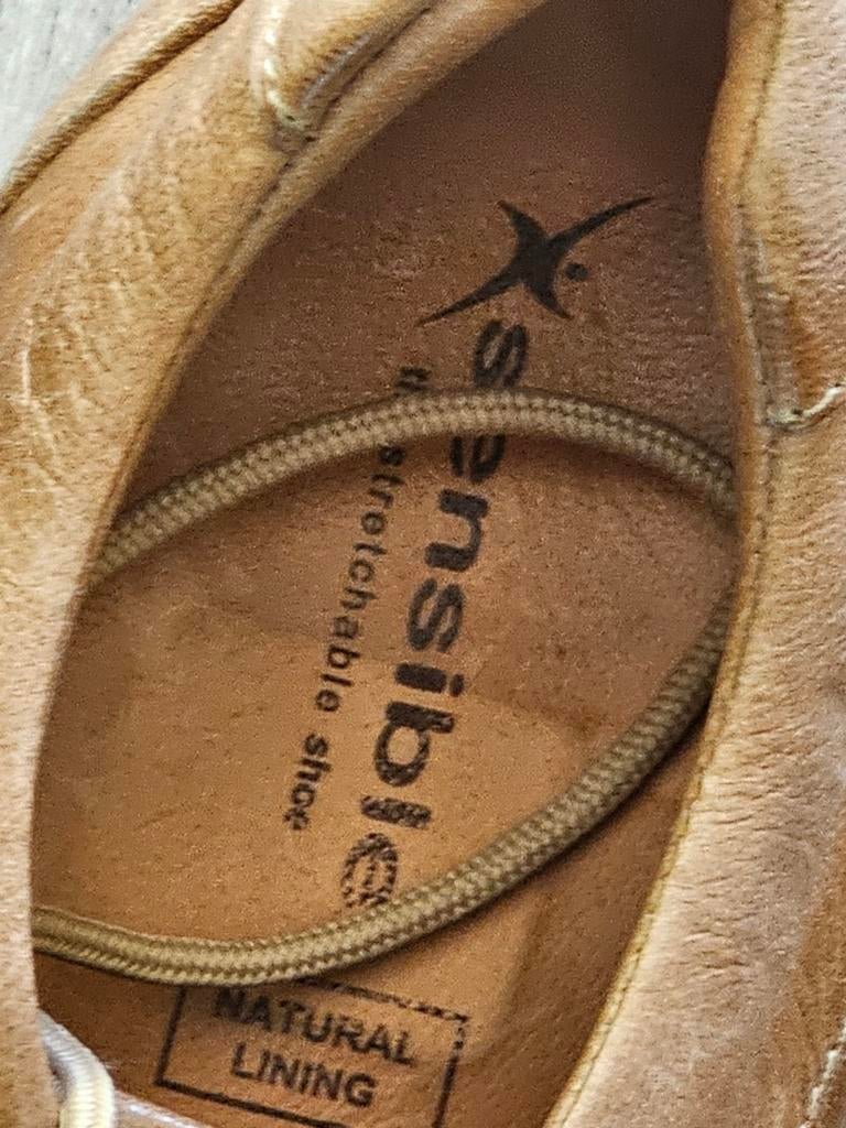 Xsensible dames schoenen 6,5 J zacht bruin, Xsensible, Bruin, Ophalen of Verzenden, Sneakers of Gympen