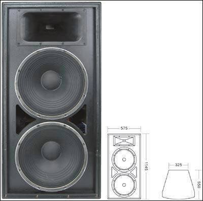 Luidsprekers fullrange 15 inch 900 - 1800 Watt, Audio, Tv en Foto, Luidsprekers, Stereo speakers, Citronic, Ophalen of Verzenden