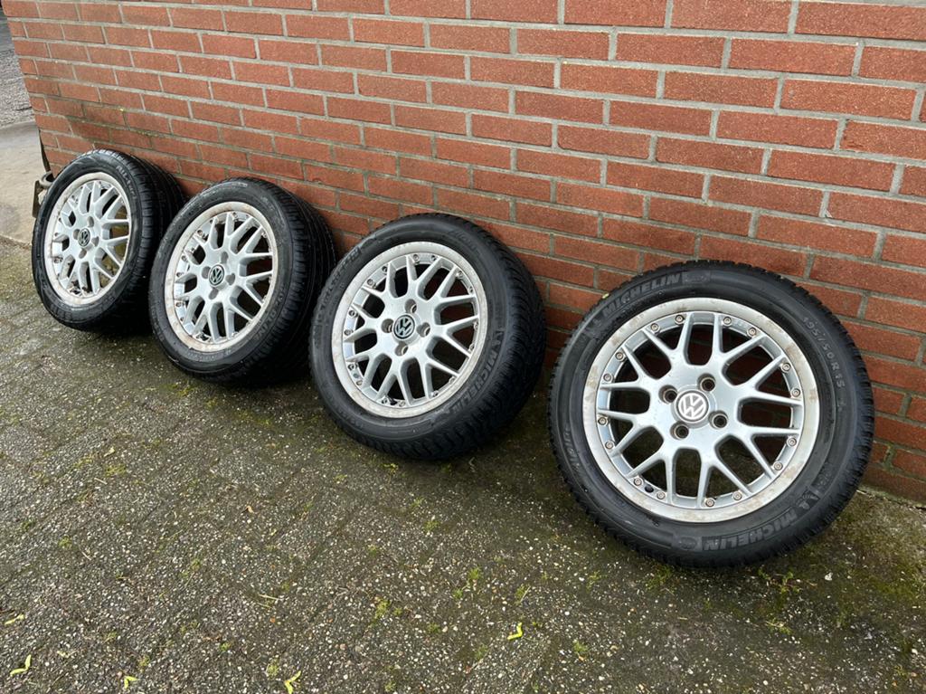 Orginele 15inch vw polo 6n/6n2 gti BBS velgen, Auto-onderdelen, Banden en Velgen, 15 inch, Velg(en), Ophalen of Verzenden, All Season