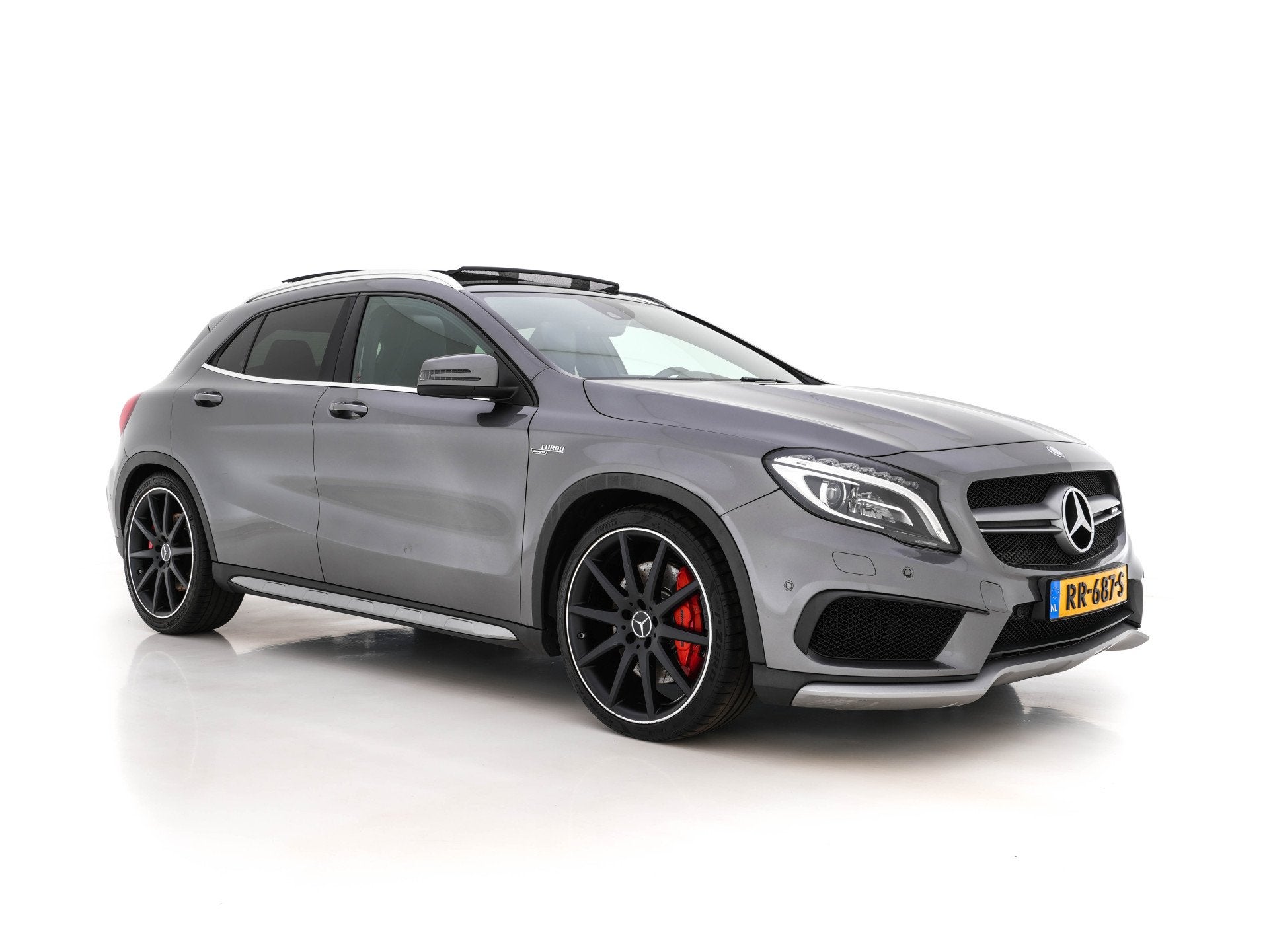 Mercedes-Benz GLA AMG 45 4MATIC Aut.*PANO | XENON | LEATHER-, Auto's, Gebruikt, 4 cilinders, Leder, SUV of Terreinwagen