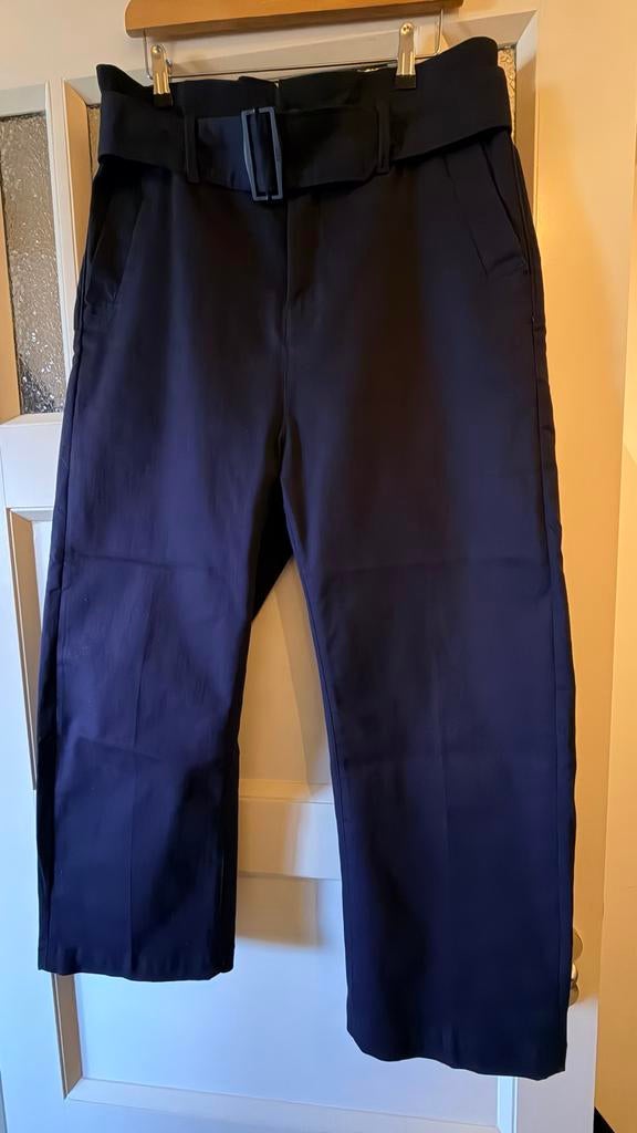 G-Star Mid Loose Chino Paperbag Broek - Zo goed als nieuw, Blauw, Maat 42/44 (L), Ophalen of Verzenden, Zo goed als nieuw