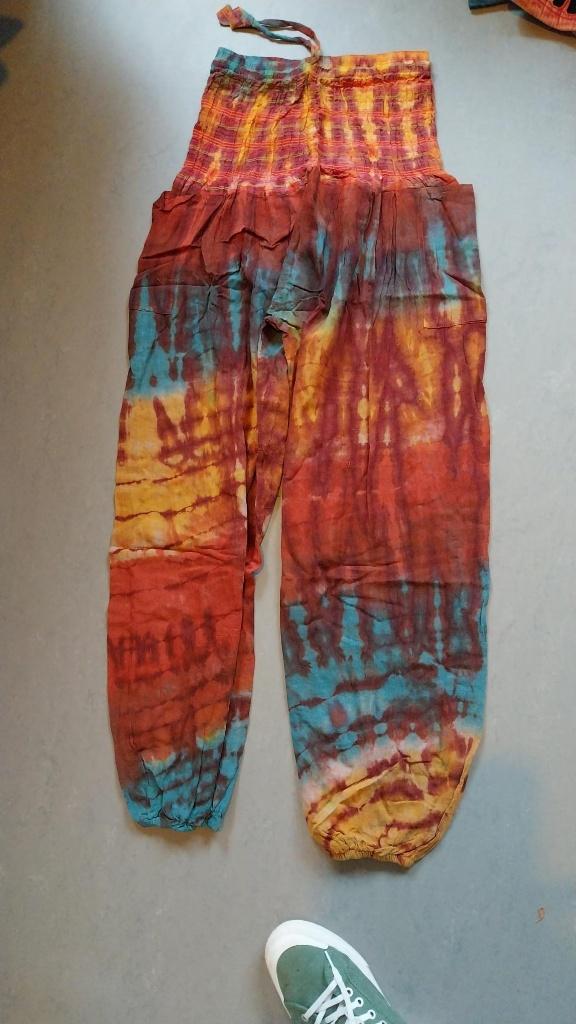 Harembroek tie dye Pasal Himal M/L/XL, Blauw, Maat 46/48 (XL) of groter, Ophalen of Verzenden, Zo goed als nieuw