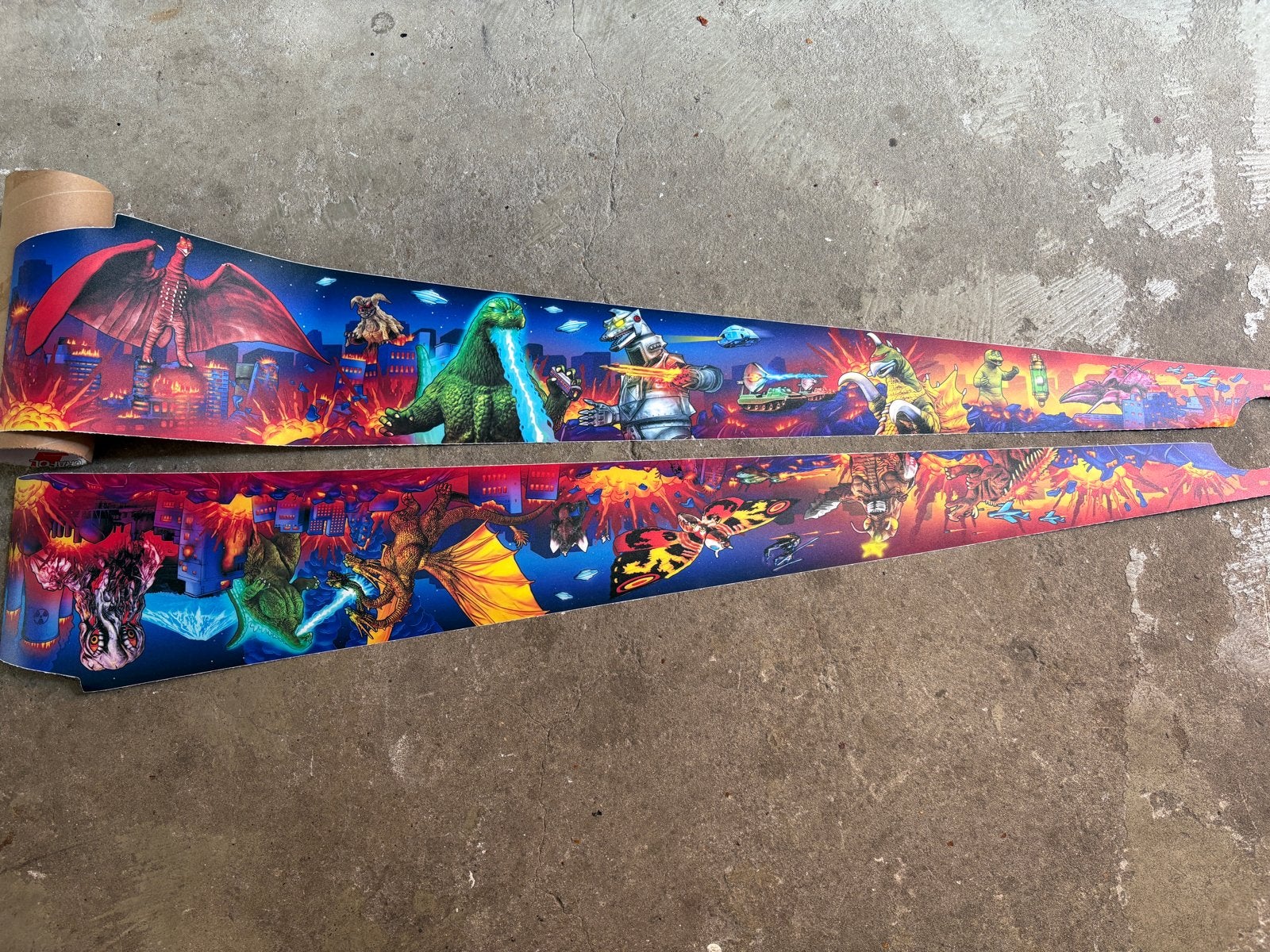 Nieuwe Godzilla sideblades voor flipperkast, Ophalen of Verzenden, Nieuw