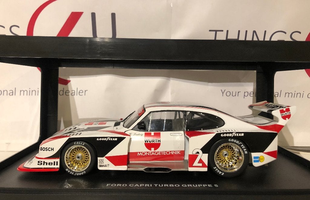 WERK83 1:18 Ford Capri Zakspeed Gruppe 5 #2 Klaus Ludwig, Hobby en Vrije tijd, Modelauto's | 1:18, Ophalen of Verzenden, Nieuw