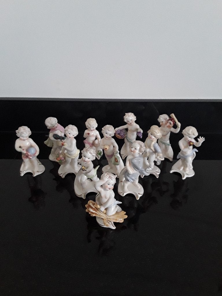 Goebel 12 maanden kindjes, Verzenden, Zo goed als nieuw, Overige materialen, Beeldje(s)