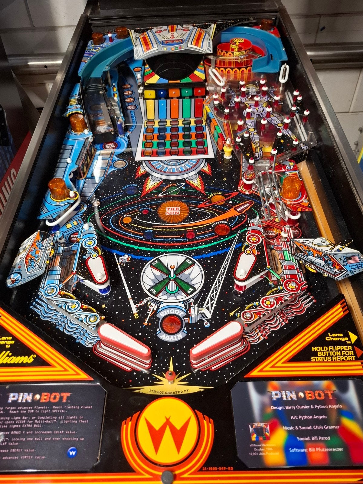 Williams Pin-Bot, Ophalen, Elektronisch, Flipperkast, Williams