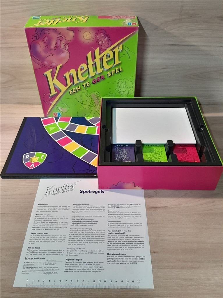 Knetter een te gek spel - s5447, Hobby en Vrije tijd, Gezelschapsspellen | Bordspellen, Verzenden, Zo goed als nieuw