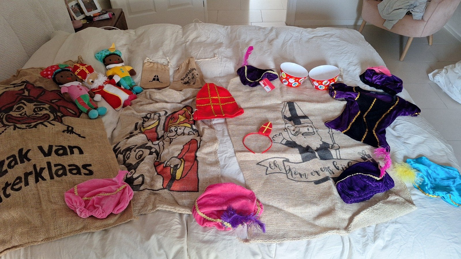 Sinterklaas deco en artikelen, Ophalen of Verzenden, Gebruikt