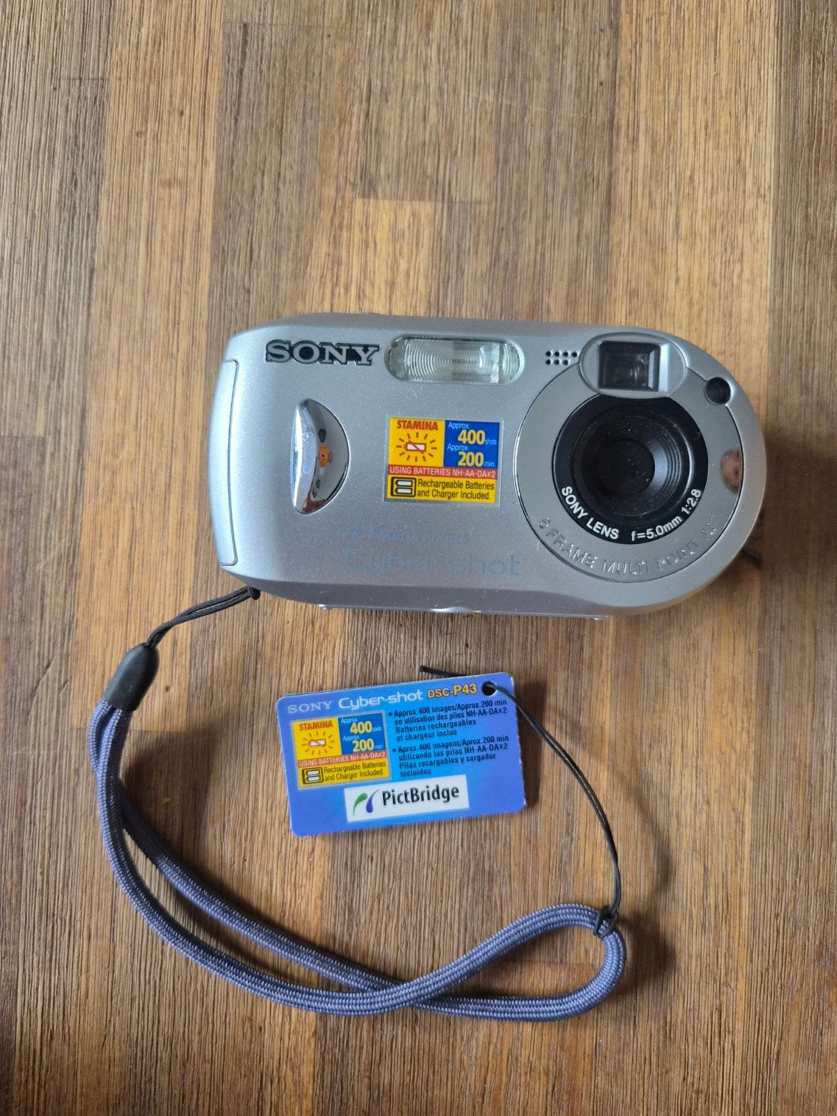 Sony Cyber-shot DSC-P43 Digitale camera - nooit gebruikt, Ingebouwde flitser, Gebruikt, Geheugenkaart, Ophalen of Verzenden