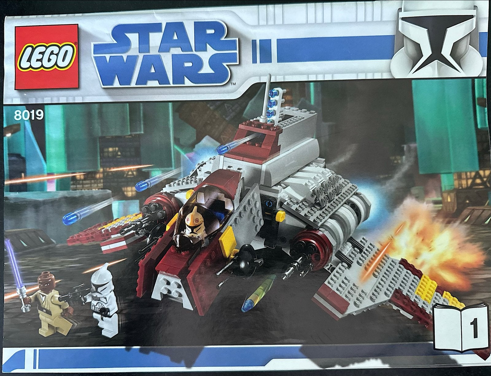 LEGO Star Wars 8019 Republic Attack Shuttle, Kinderen en Baby's, Speelgoed | Duplo en Lego, Gebruikt, Star Wars, Verzenden, Lego