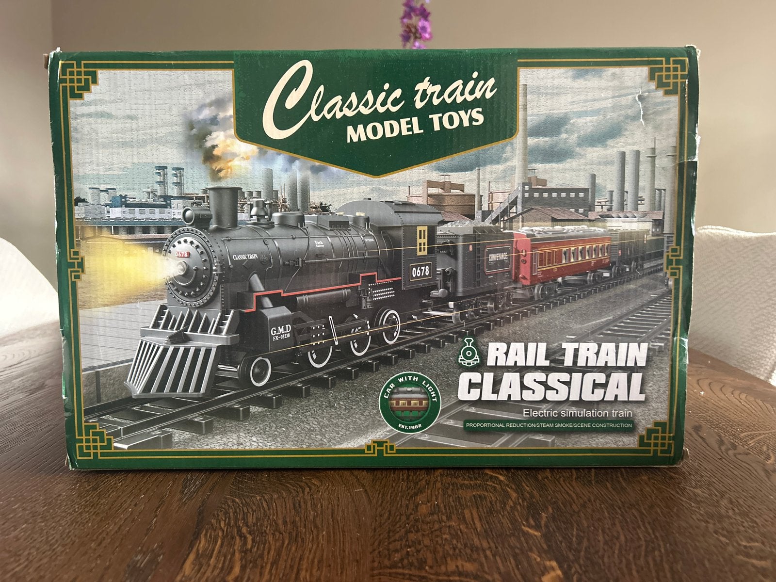 Classic Train Model Toys - Elektrische Treinset, Overige merken, Treinset, Gelijkstroom, Nieuw