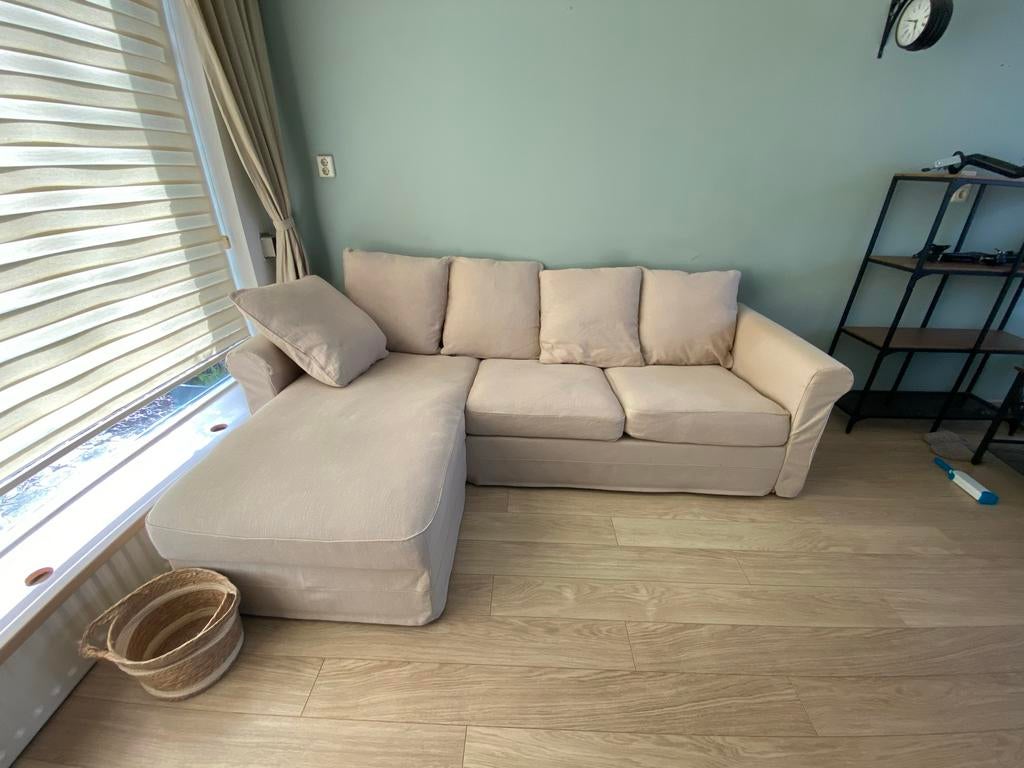 IKEA GRÖNLID 3-zitsbank met chaise longue, Ophalen, 250 tot 300 cm, Gebruikt, Driepersoons